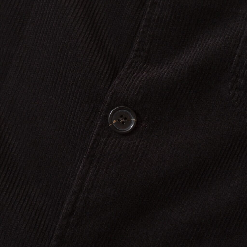 Three Button Jacket - Licorice Corduroy
